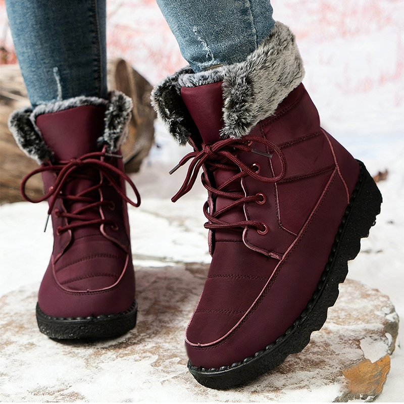 Comfortable, warm boots with a non-slip sole