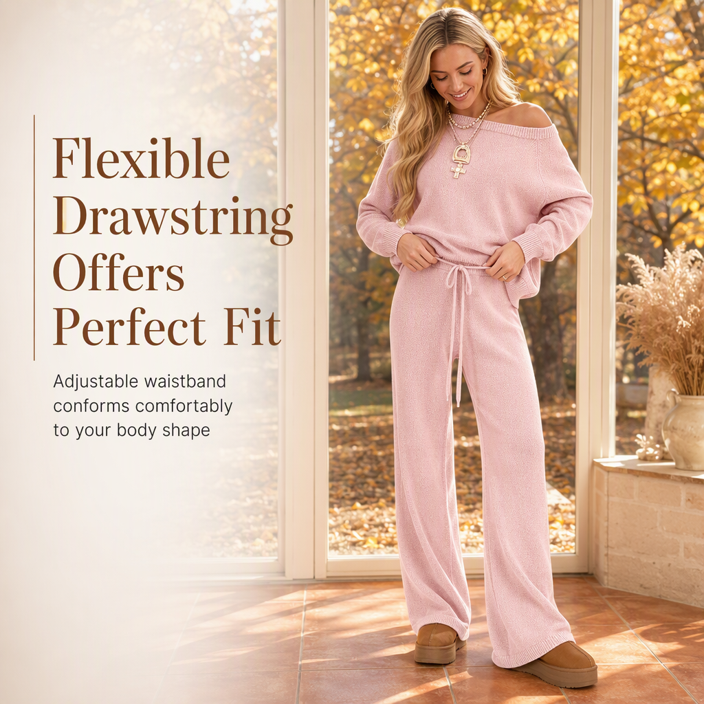 ✨ Relaxed & Convenient 💕 Comfortable Casual Matching Long Pants Set – Soft Fabric, No-Fuss Outfit 🧸 Short Facebook Headline