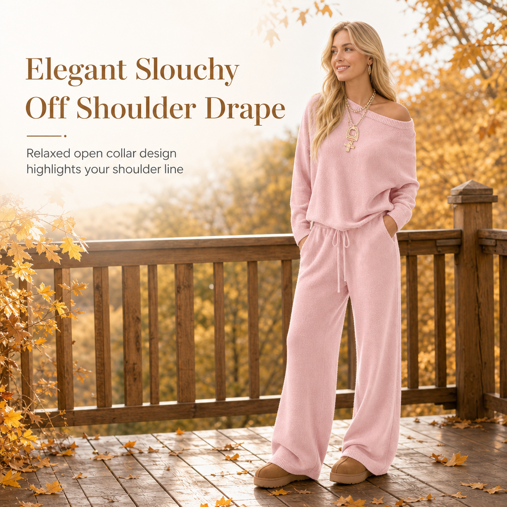✨ Relaxed & Convenient 💕 Comfortable Casual Matching Long Pants Set – Soft Fabric, No-Fuss Outfit 🧸 Short Facebook Headline