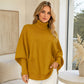❄️🧶 Women's Turtleneck Batwing Sleeve Sweater | Cozy Warmth, Flattering Drape – Chic & Comfy for Cold Days ✨
