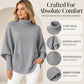 ❄️🧶 Women's Turtleneck Batwing Sleeve Sweater | Cozy Warmth, Flattering Drape – Chic & Comfy for Cold Days ✨