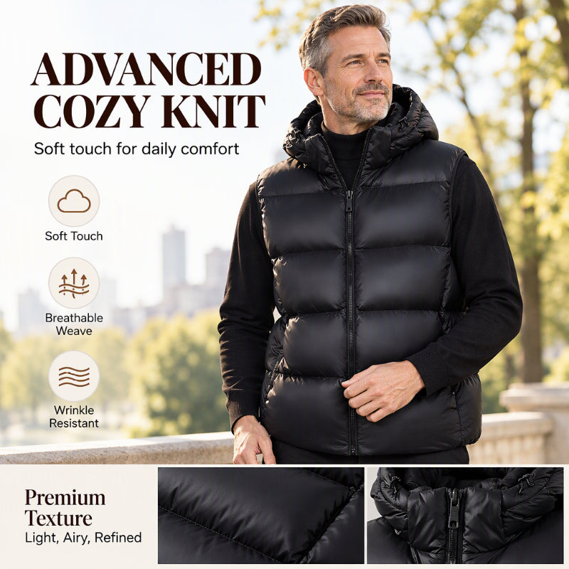 Men's Lightweight Thermal Hooded Vest