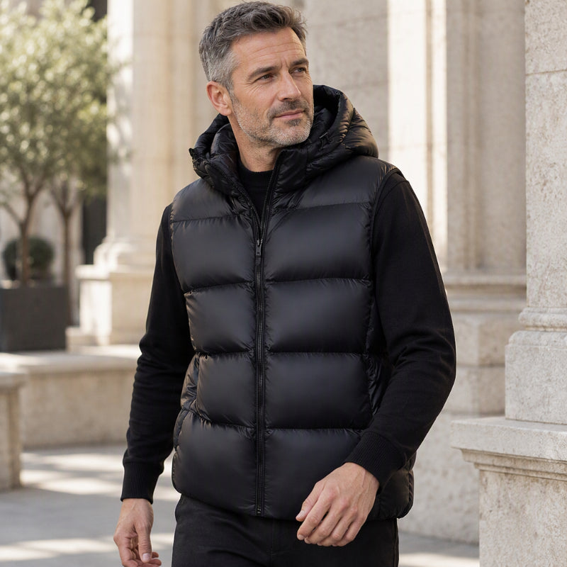 Men's Lightweight Thermal Hooded Vest