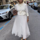 Women's Long-Sleeve Tops & Sleeveless Dress 2-Piece Set