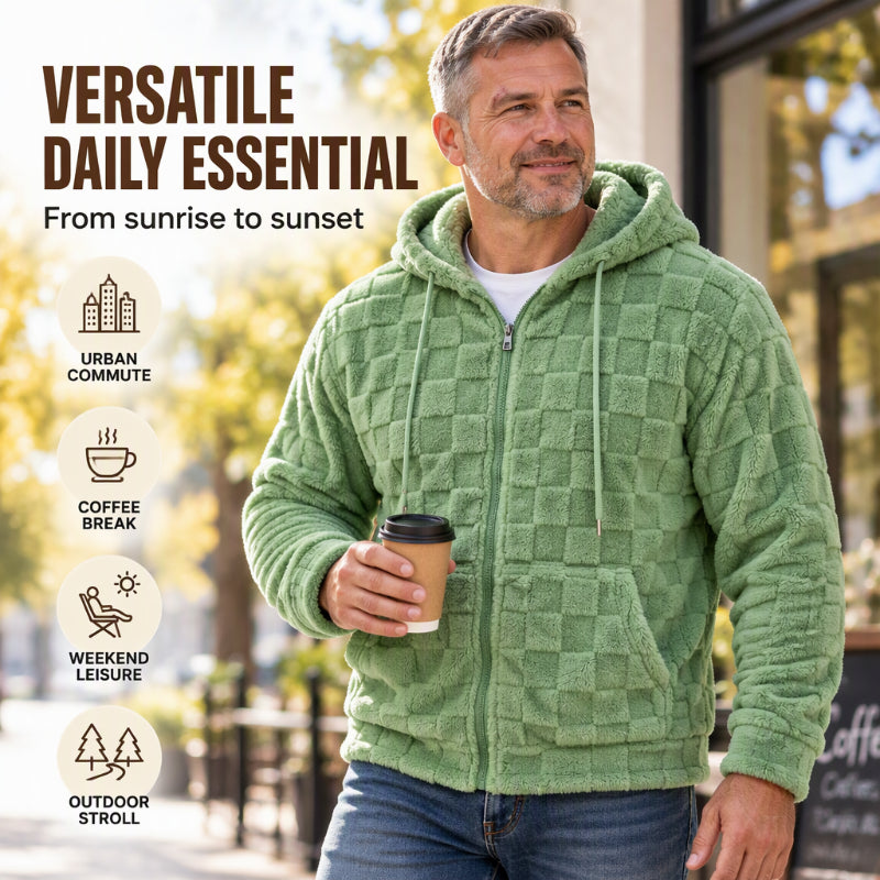 Men's Casual Winter Warm Hooded Jacket