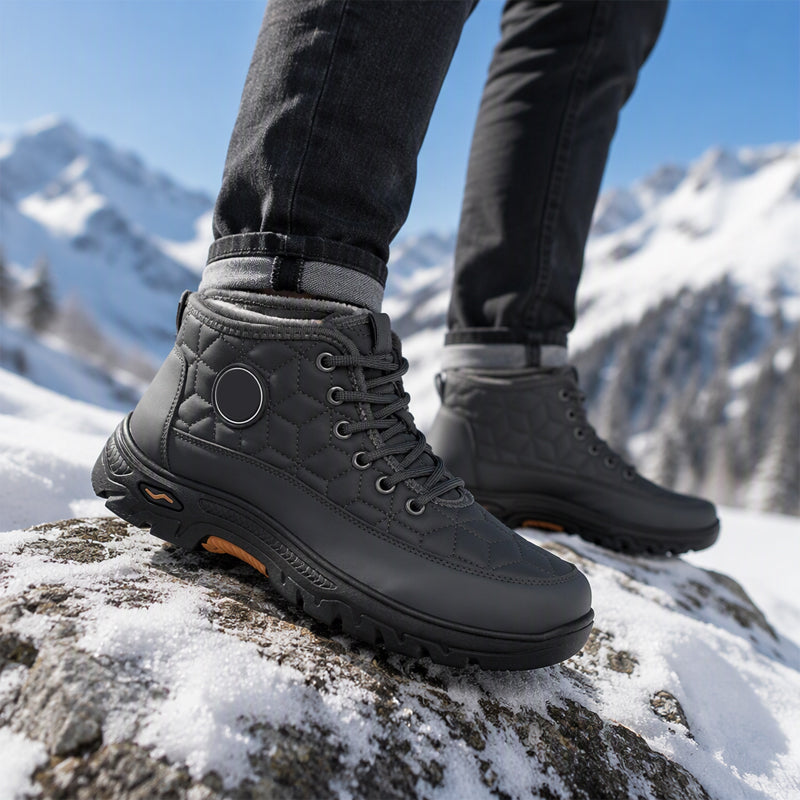 Men's Warm Plush-Lined Snow Boots
