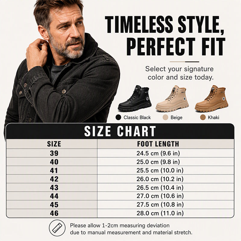 Men's Winter Non-Slip Warm Lining Boots🤎 Free Shipping