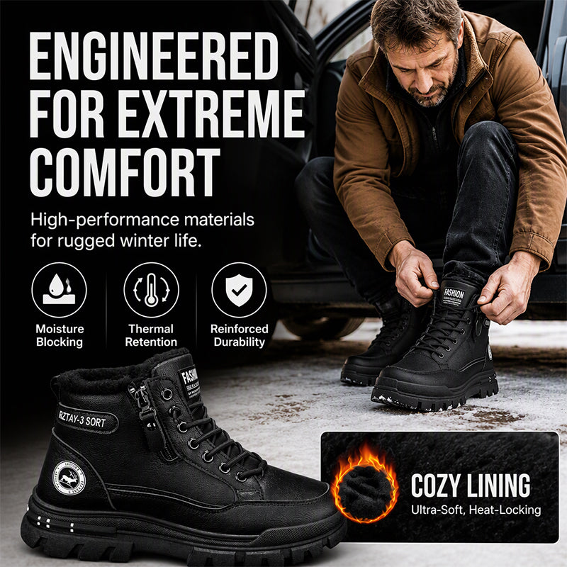 Men's Winter Non-Slip Warm Lining Boots🤎 Free Shipping
