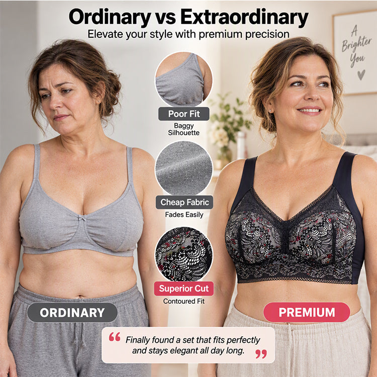 🌸Hot Sale 50% OFF🎀Women's Seamless Floral Lace Support Bra