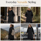 ⏳Limited time offer🔥Women’s Outdoor Windproof Hiking Coat — Adjustable Drawstring Waist | Long‑Line Tailored Fit