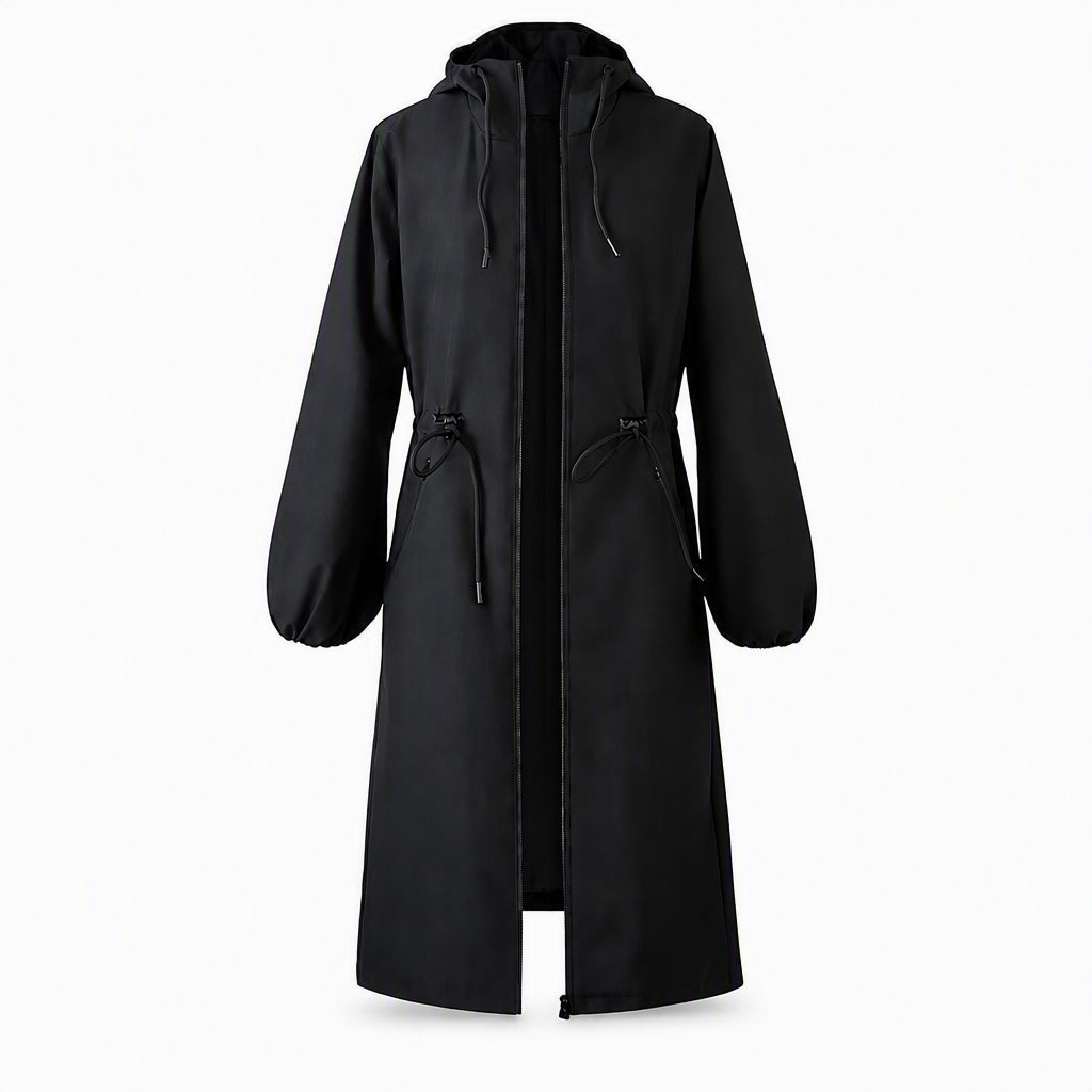 ⏳Limited time offer🔥Women’s Outdoor Windproof Hiking Coat — Adjustable Drawstring Waist | Long‑Line Tailored Fit