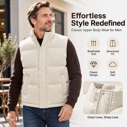 ❄️Last Day Promotion 50% OFF✨Youth Stand Collar Windproof  Thermal Vest