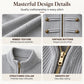 Women's Casual Ribbed Zip Up Jacket