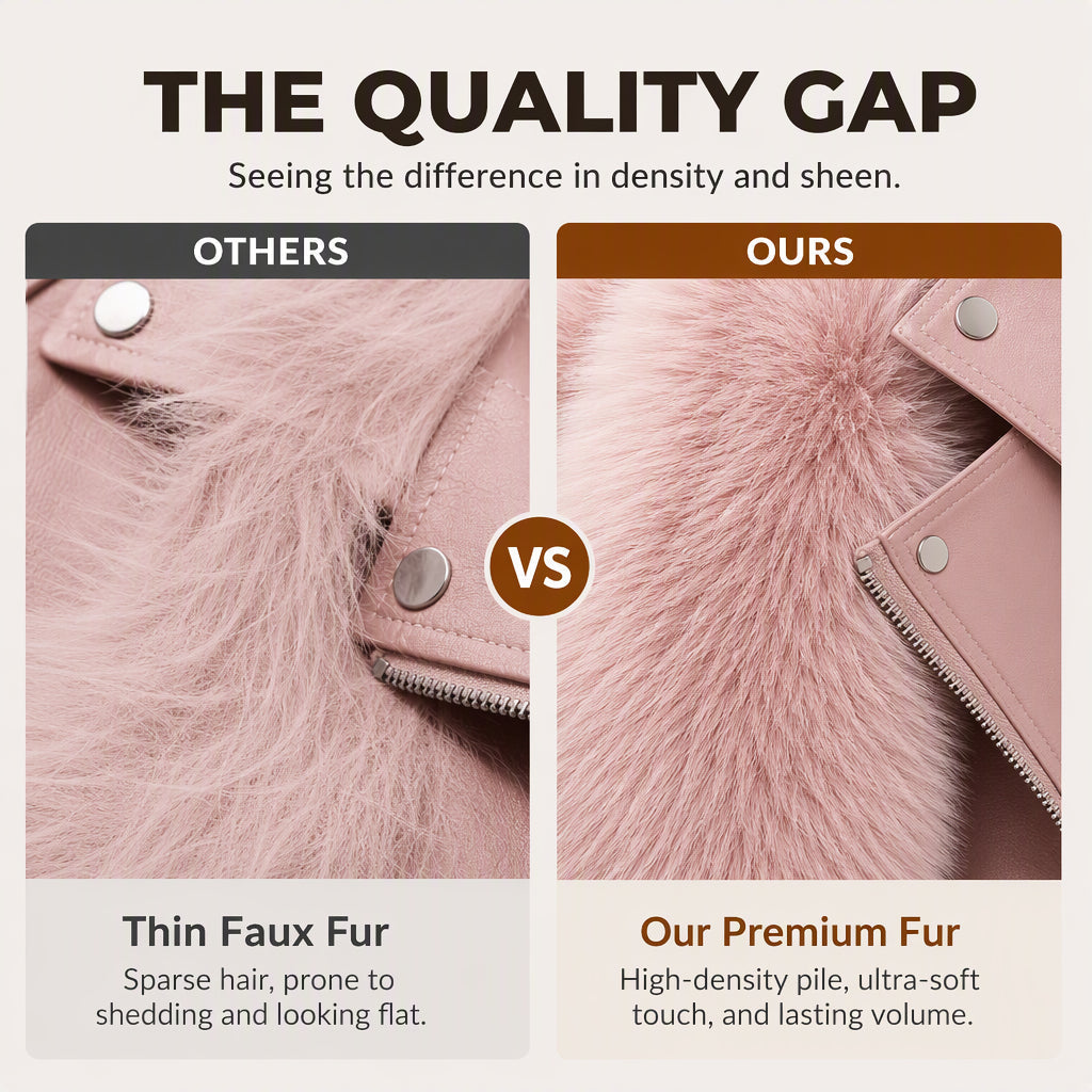 Women's Faux Fur Short Winter Coat