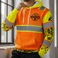 ⚡50% OFF Today⚡Men's High Visibility Reflective Hooded Sweatshirt
