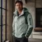 Men's Color-Block Windproof Outdoor Jacket