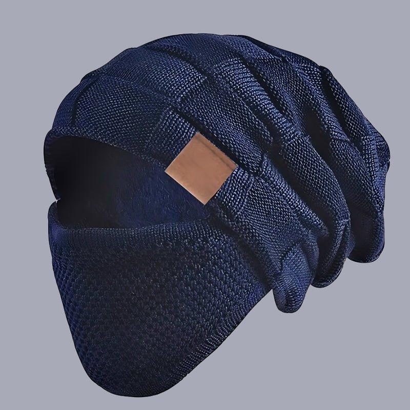 Winter Warm Beanie Hat with Face Cover
