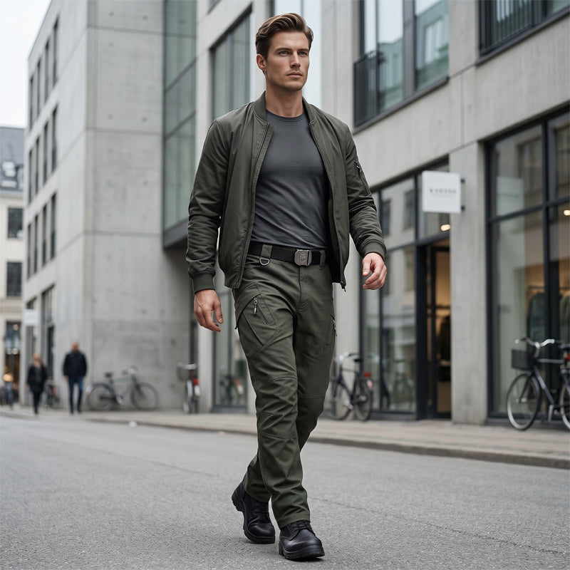 Waterproof Abrasion-Resistant Multi-Pocket Tactical Pants