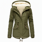 Women's Hooded Fleece-Lined Padded Winter Coat