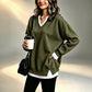 Women's Layered-Look V-Neck Sweatshirt