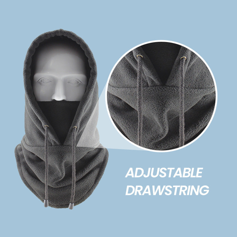 Fuzzy Warm Windproof Riding Drawstring Mask