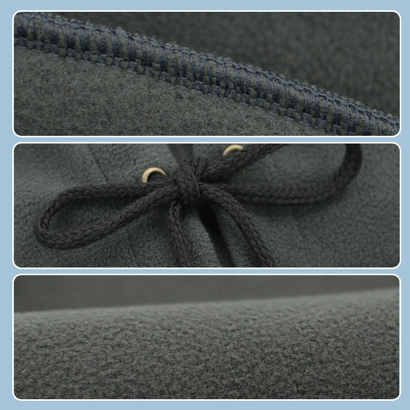 Fuzzy Warm Windproof Riding Drawstring Mask