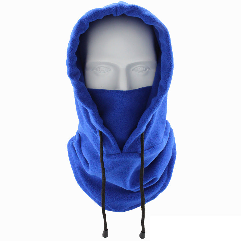 Fuzzy Warm Windproof Riding Drawstring Mask
