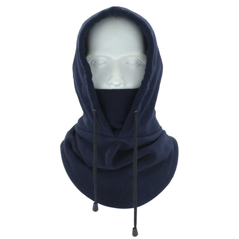 Fuzzy Warm Windproof Riding Drawstring Mask