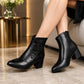 Women's Soft PU Leather Ankle Boots