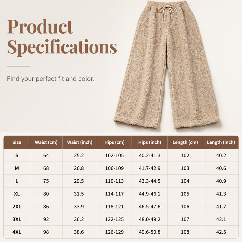 Women's Loose Cozy Warm Lounge Pants