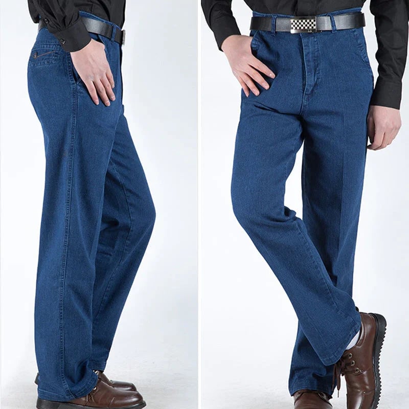 ✨2 Pcs Get 10%OFF Extra & Free Shipping✨Men's High Waist Straight Cut Jeans