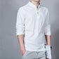 Casual Long Sleeves Cotton Linen Shirt For Men
