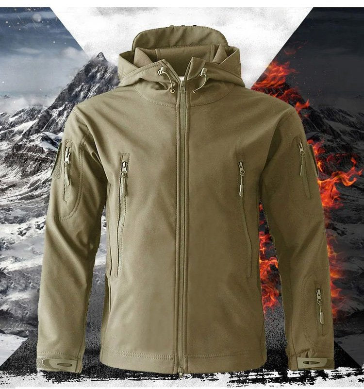 Men's Waterproof Lightweight Softshell Waterproof Outer Jacket