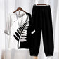 Women's Casual Daily Short-sleeved Top & Pants 2-piece Set