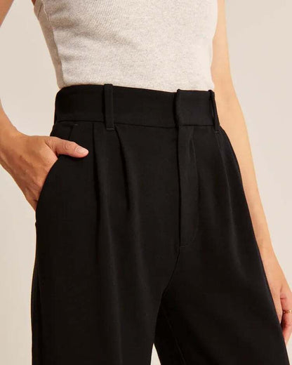 Lightweight Tailored Wide Leg Pants