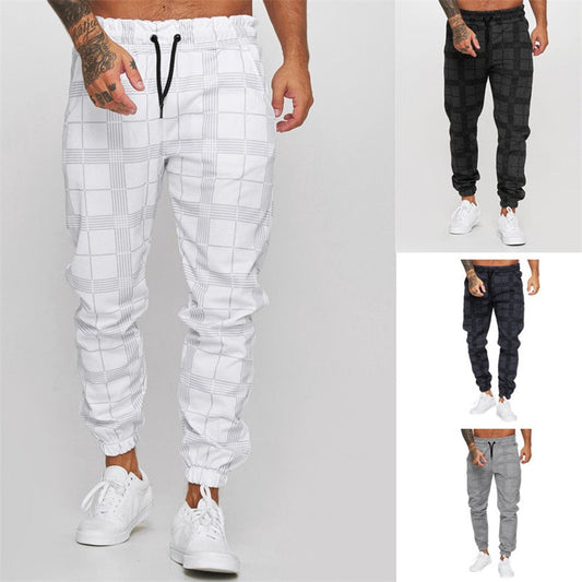 Men's Plaid Casual Pants