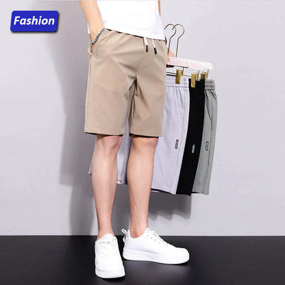 Men’s Ice Silk Casual Breathable Shorts