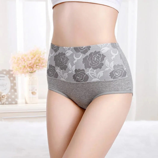 🔥LAST DAY BUY 5 GET 5 FREE🔥Cotton High Waist Abdominal Slimming Hygroscopic Antibacterial Underwear