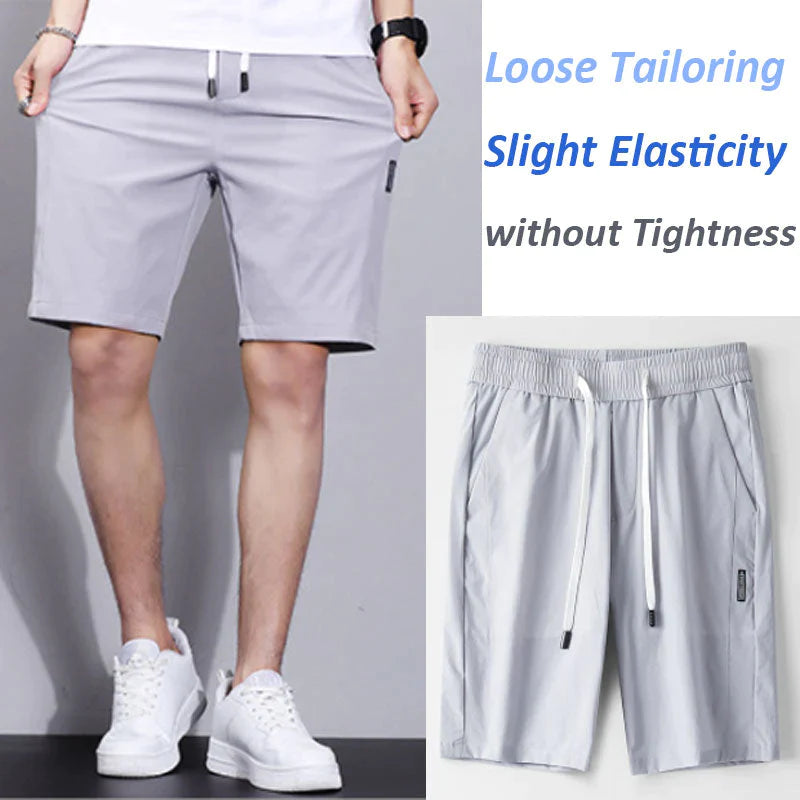 Men’s Ice Silk Casual Breathable Shorts