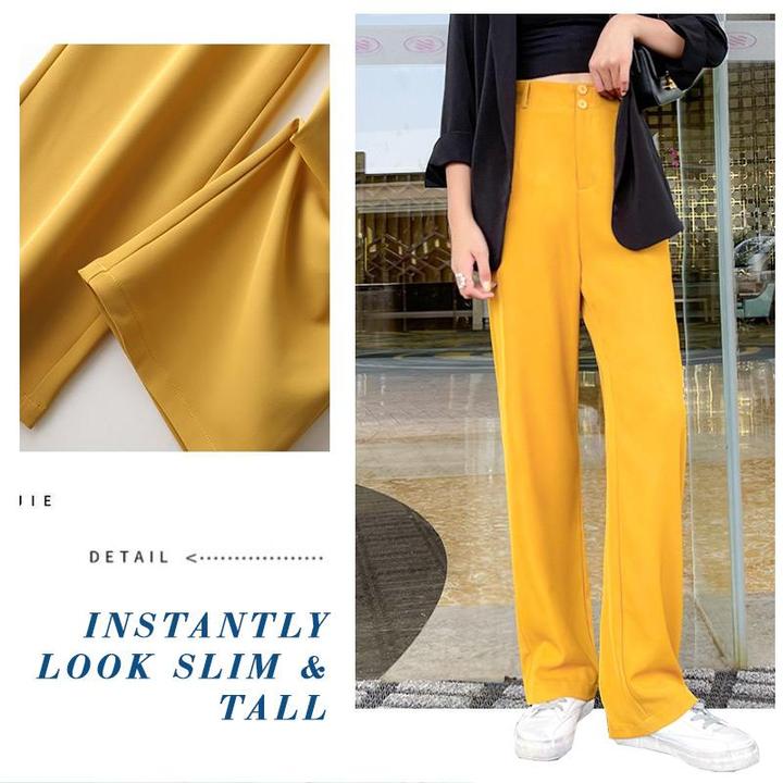 🌸High Waist Tailored Wide Leg Pants🌸Buy 2 Automatic 10% Off & Free Shipping🔥