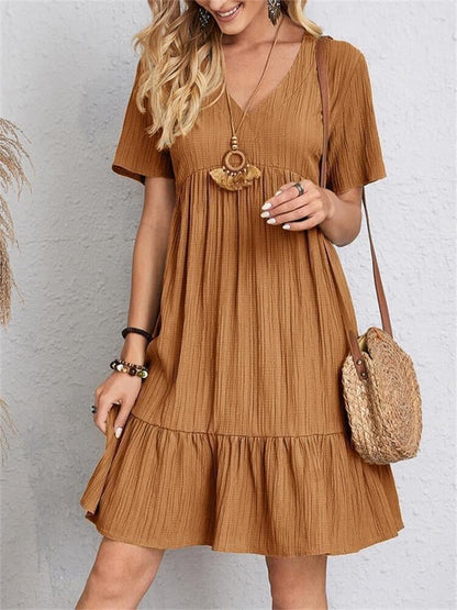 💃Loose casual tie waist flowy dress👚Buy 2 Free Shipping & 20% OFF Extra