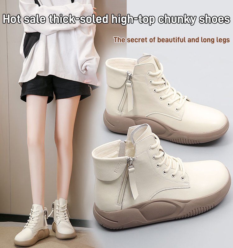 Thick-Soled High-Top Soft-Soled Chunky Shoes（50% OFF）