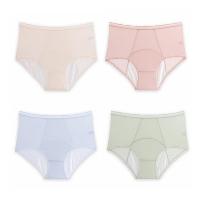 🔥Hot Sale🔥High Waist Leak Proof Ice Silk Panties Plus Size