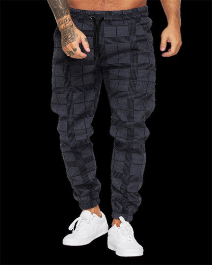 Men's Plaid Casual Pants