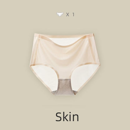 Ultra thin non-marking ice silk panties