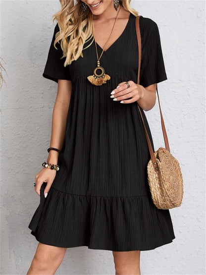 💃Loose casual tie waist flowy dress👚Buy 2 Free Shipping & 20% OFF Extra