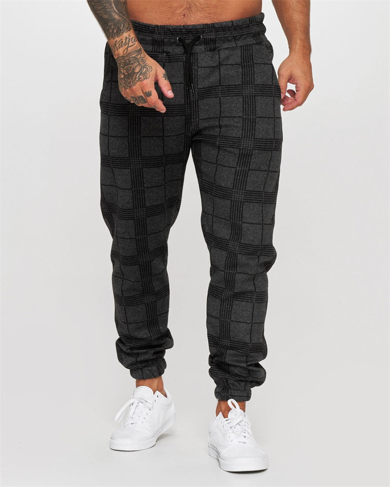 Men's Plaid Casual Pants