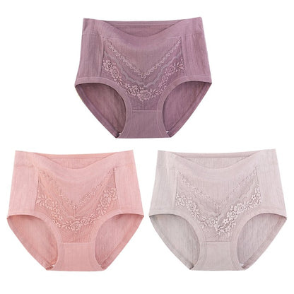 Plus Size LeakProof Lace Cotton Panties 6XL