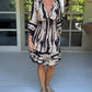 🔥HOT SALE 40% OFF🔥V Neck Three Quarter Sleeve Dress