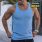 Men's Solid Athletic Tank Top